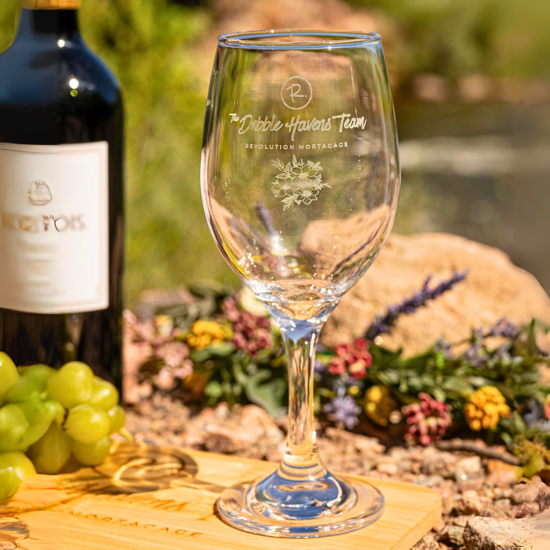 Custom Engraved Wine Tumbler | Personalized Wine Glass