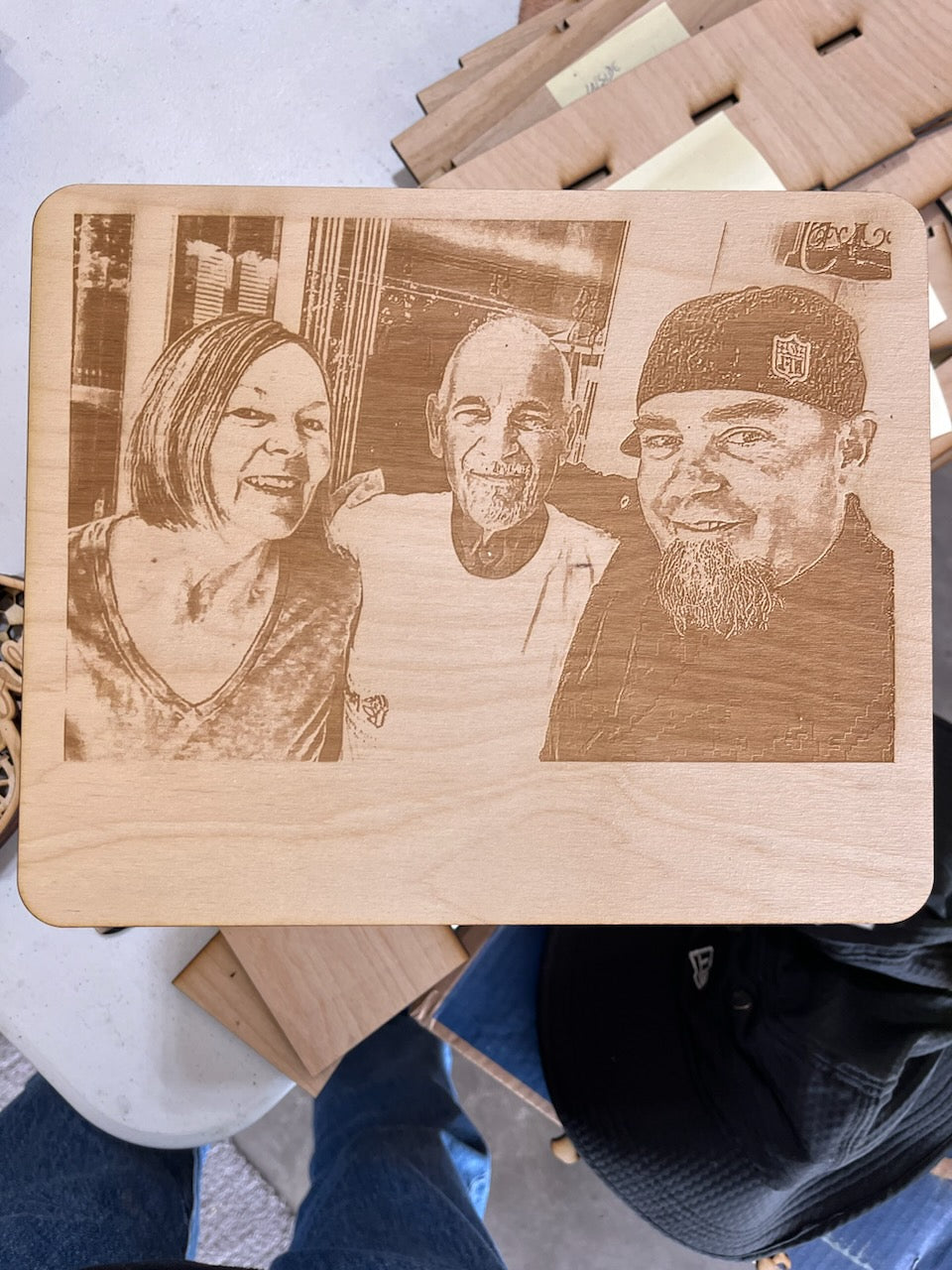 Custom Engraved Photo Board